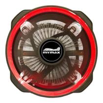 Cooler Fan Led Cpu Mymax Universal Para Intel E Amd Vermelho