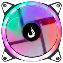 Cooler Fan LED Galaxy Anel RGB Rainbow 120mm Molex Ventoinha para Gabinete Rise Mode