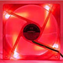 Cooler Fan Led Vermelho 12cm 120x120mm Dex Dx-12l - Importado Cooler Fan Led Vermelho 12cm 120x120mm Dex Dx-12l - Importado