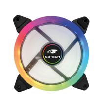 Cooler fan p/ gabinete c3tech f11-l220rgb 120mm led argb (conector 6 pinos)- preto Cooler fan p/ gabinete c3tech f11-l220rgb 120mm led argb (conector 6 pinos)- preto