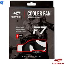 Cooler Fan para Gabinete 120 x 120 x 25 F7-100BK C3TECH preto