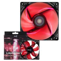 Cooler Fan Para Gabinete Gamer Aerocool Com Iluminação Translúcida Led Vermelho Lightning 120X120mm 12V Alto Desempenho Cooler Fan Para Gabinete Gamer Aerocool Com Iluminação Translúcida Led Vermelho Lightning 120X120mm 12V Alto Desempenho