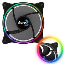 Cooler Fan Para Gabinete Gamer Aerocool Eclipse 12 Com Iluminação Ring Lighting Led Rgb 120X120mm 12V Gigabyte RGB Fusion
