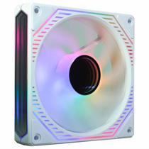 Cooler FAN para Gabinete K-MEX Infinite Multicolor AA-XWF1, 120mm, RGB, Silencioso, 4 Pinos Molex, Preto - AAXWF114ATZAB0X