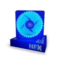 Cooler Fan para Gabinete NFX 120mm LED Azul - NFXC120LB33 - Nfx PC