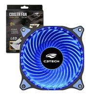 Cooler Fan Para PC Gabinete Gamer Com LED Azul 12CM 120mm F7-L130 C3Tech