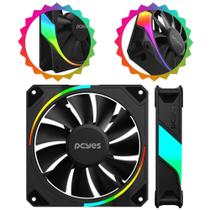 Cooler Fan Pcyes Sangue Frio 3 Black Vulcan Para Gabinete Gamer Com Iluminação Argb Cor Preto Cooler Fan Pcyes Sangue Frio 3 Black Vulcan Para Gabinete Gamer Com Iluminação Argb Cor Preto