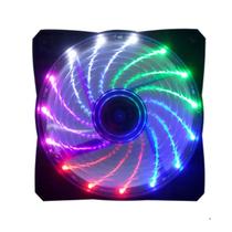 Cooler Fan Rainbow 120x120x25mm Led Rgb Ventoinha pra PC Cooler Fan Rainbow 120x120x25mm Led Rgb Ventoinha pra PC
