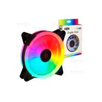 Cooler Fan Rgb Dupla Face 120 Mm C/18 Led Dex - Dx-12v