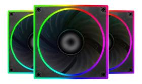 Cooler Fan Rgb S-Led Ring Bluecase Bfr-22Rgb Controlável