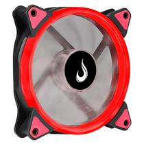 Cooler fan rise mode led anel vermelho 120mm molex 12v para gabinete pc gamer