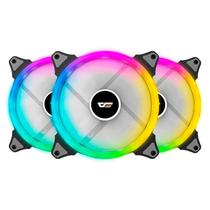 Cooler Fan Ventilador Gabinete Darkflash Cs140 3 Em 1 Rgb