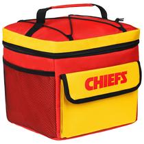 Cooler FOCO NFL Kansas City Chiefs com Corda Ajustável Tamanho Único Cooler FOCO NFL Kansas City Chiefs com Corda Ajustável Tamanho Único