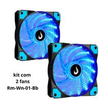 Cooler Gabinete gamer Fan 120mm LED Azul Rm-Wn-01-Bb
