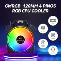 Cooler Gamer LED Radiador 6 Tubos Gmrgb Refrigerador De Ar CPU RGB