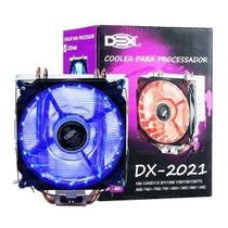 Cooler Gamer para Processador 21 Leds 120mm Soquete Intel e AMD Dex DX-2021 Azul