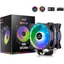 Cooler Gamer Ventilador LED Radiador 6 Tubos Gmrgb Refrigerador De Ar CPU RGB