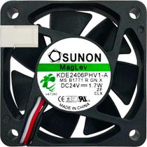 Cooler KDE2406PHV1-A 24V 1.7W 0.07A 3 Fios 3P 60X60X15 B2