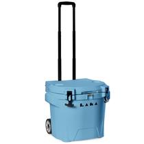 Cooler LAKA 30QT Rotomoldado com Rodas Azul Rígido Cooler LAKA 30QT Rotomoldado com Rodas Azul Rígido