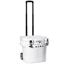 Cooler LAKA 30QT Rotomoldado com Rodas Branco Cooler LAKA 30QT Rotomoldado com Rodas Branco