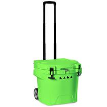 Cooler LAKA 30QT Rotomoldado com Rodas Isolado Verde Limão Cooler LAKA 30QT Rotomoldado com Rodas Isolado Verde Limão
