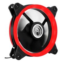 Cooler Led Vermelho Fan 12x12 120mm Ventoinha para Gabinete - Brazil Pc