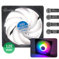Cooler LEDS Coloridos RGB Gabinete Ou Cpu 1500 Rpm Silencioso Alta Eficiência KPVR314