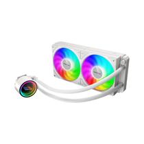 Cooler Líquido AIO Para CPU White Black ARGB Power Train DL-240A 5V 3PIN Com Radiador Refrigerado a
