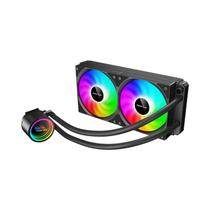 Cooler Líquido AIO Para CPU White Black ARGB Power Train DL-240A 5V 3PIN Com Radiador Refrigerado a