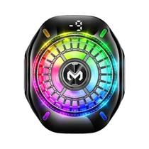 Cooler Magnético Para Celular MEMO CX10 Com Luzes RGB E Semicondutor Para Jogos E Transmissões Ao Cooler Magnético Para Celular MEMO CX10 Com Luzes RGB E Semicondutor Para Jogos E Transmissões Ao