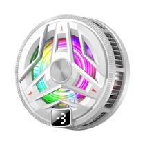 Cooler Magnético RGB Para Celular Com Display Digital, Ventilador De Resfriamento Para Jogos, Tablet Cooler Magnético RGB Para Celular Com Display Digital, Ventilador De Resfriamento Para Jogos, Tablet