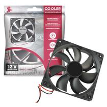 Cooler Microventilador 120mm*2,5mm 12v Com Fios Para Borne