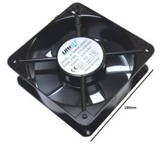 Cooler Microventilador 180x180x60mm 110/230V - Rolamento 0.36/0.71A - 43/47W - 2700RPM - 350CFM - 595M3/H - Ultrair 4 Fios