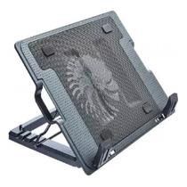Cooler Notebook Suporte Mesa Base Vertical Na Cor Preta AC166