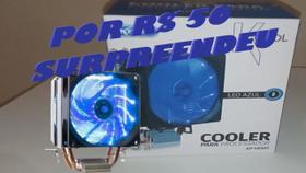 Cooler p/ cpu led azul kp-vr303 knup Cooler p/ cpu led azul kp-vr303 knup