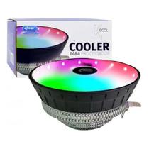 Cooler p/ Processador Intel AMD 775 1150 1151 1155 Am3+ Am4 Led Knup KP-VR301