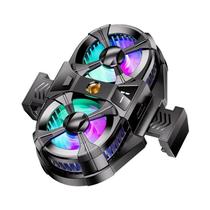 Cooler Para Celular Com Duplo Ventilador Grande, Silencioso E De Resfriamento Rápido, Radiador Para Cooler Para Celular Com Duplo Ventilador Grande, Silencioso E De Resfriamento Rápido, Radiador Para