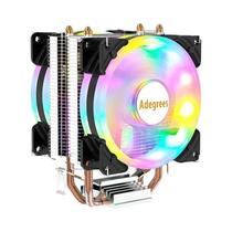 Cooler para CPU Intel e AMD - Compatível com LGA 1366, 1151, 1155, 1200, 1700, 2011, AM3, AM4 e AM5 (3pin/4pin PWM)