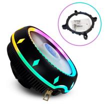 Cooler para cpu universal intel amd led rgb cp-m600 exbom