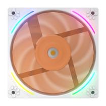Cooler Para Gabinete Colorfire 12 Lite ARGB Reversed, 120mm, Branco/Laranja