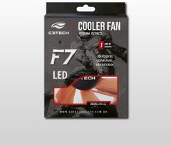 Cooler para gabinete f7-l50rd storm 8cm led vermelho c3tech Cooler para gabinete f7-l50rd storm 8cm led vermelho c3tech