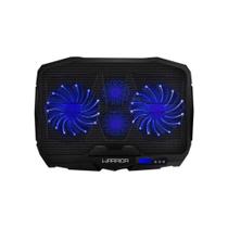 Cooler para Notebook Ingvar Gamer com LED Azul e 4 Ventoinhas Warrior - AC332