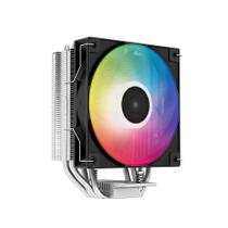 Cooler para processador deepcool ag400 preto com led rainbow