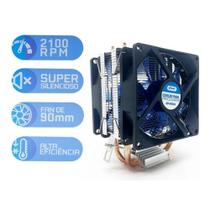 Cooler Para Processador Fan Duplo 90MM Marca KNUP Modelo KPVR304