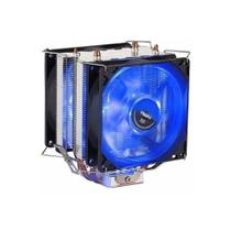 Cooler para Processador Intel e Amd Dual Fan Com Led Azul Knup KP-VR304