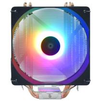 Cooler para Processador MV-CPC3R RGB PWM Tower 120mm Preto com Controle PWM Macrovip Cooler para Processador MV-CPC3R RGB PWM Tower 120mm Preto com Controle PWM Macrovip