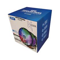 Cooler Para Processadores Fan Duplo De 120MM Com RGB Marca KNUP Modelo KPVR305