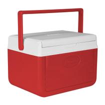 Cooler Pequeno Térmico 4,7L Coleman Fliplid Vermelho