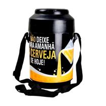 Cooler Plástico Térmico 12 Lata De Cerveja C/ Alça Ajustável