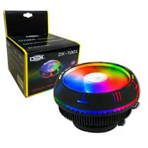 Cooler Processador Led RGB Intel Soquete Lga 1155 1156 + Nfe Dex PC CPU Desktop